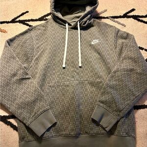 Nike Sportswear Club Fleece Mens Size Small All over print Hoodie